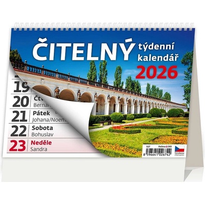 Stolní Čitelný CZ 2026