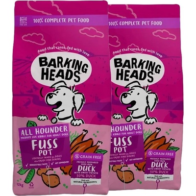 Barking Heads & Meowing Heads All Hounder Fuss Pot Duck 2 x 12 кг