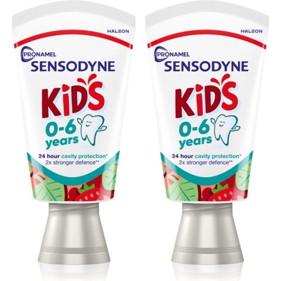 Sensodyne Pronamel Kids детска паста за зъби 0-6 Years 2x50ml