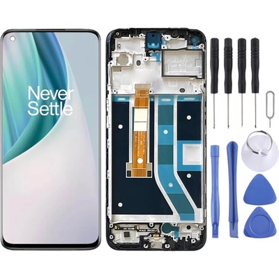 OnePlus LCD Дисплей и Тъч Скрийн с рамка за OnePlus Nord N100 BE2013