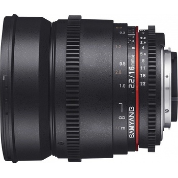 Samyang 16mm T2,2 VDSLR II ED AS UMC CS Fujifilm X
