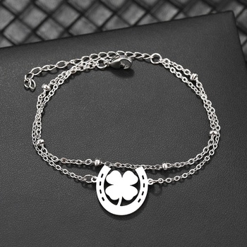 Image 1 of Гривна с подкова и детелина