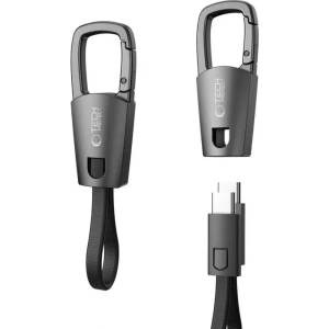 Tech-protect Ultraboost DNA кабел с ключодържател USB-C PD 60W / 3A - (5906302331963)