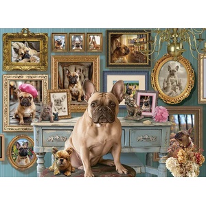 Cobble Hill - Puzzle Frenchie - 500 piese