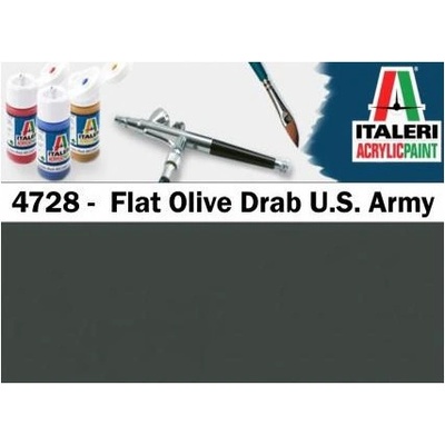 Italeri barva akryl 4728AP Flat Olive Drab US Army 20ml