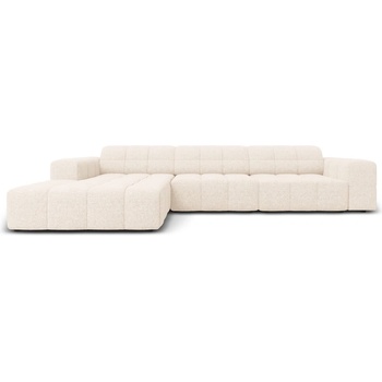 Cosmopolitan Design Кремав ъглов диван (ляв ъгъл) Chicago - Cosmopolitan Design (COS_LC_140_F1_CHICAGO1)
