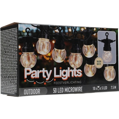 Světelný řetěz LED PARTY 10 žárovek 50LED ProGarden KO-AXC100000