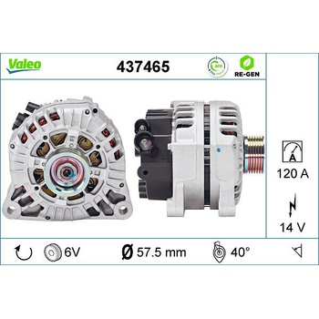 Alternátor VALEO 437465