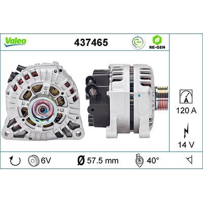 Alternátor VALEO 437465
