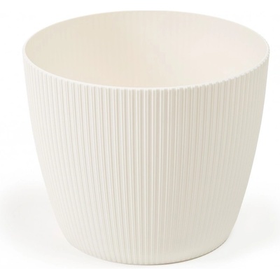 Lepaso Plastový květináč Magnolia Jumper 300 mm krémový