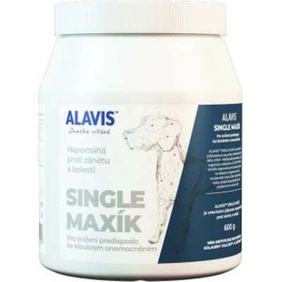 Alavis Single Maxík prípravok proti zápalu a bolesti pre psy 600 g