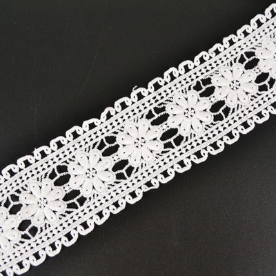 Takoy Polyesterová krajka vzor 1 bílá – Zboží Mobilmania