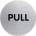 Piktogram ''PULL" Ø 65 mm