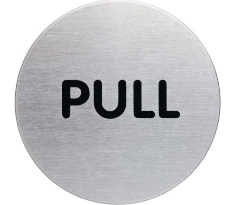 Piktogram ''PULL" Ø 65 mm