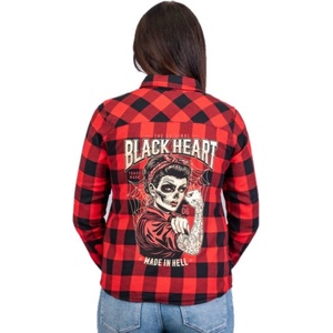Black heart Дамска риза BLACK HEART - LINDA - Red - 19211