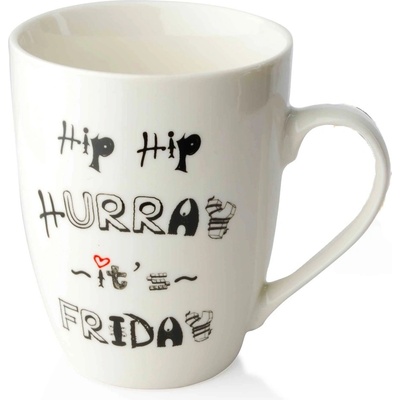 Affek Design MX9179 Šálka s uchom Hip Hop Hurray its Friday 350 ml