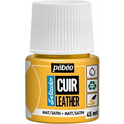 Pebeo Setacolor matt satin farba na kožu 45 ml slnečnicová žltá