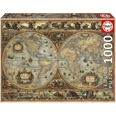 EDUCA Historická mapa světa 1000 dílků