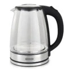 Termomax Електрическа кана Termomax TK3011, 1500W, 1.8L, Стъклен корпус, LED светлина, Инокс (1009497) - potrebno Електрически кани