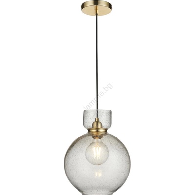 Endon Lighting 107948 - Висяща лампа на кабел 1xE27/10W/230V златна/димчато сива (EN0572)
