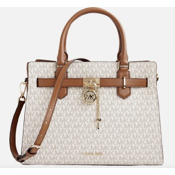 Michael Kors kabelka Hamilton medium key lock logo vanilla