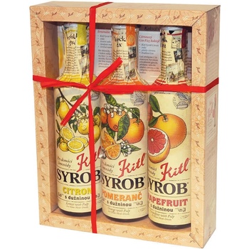 Kitl Syrob Citron a Pomeranč a Grapefruit 3 x 0,5 l