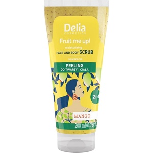 Delia Cosmetics Fruit Me Up! Скраб за лице и тяло, манго, 200 ml - baby
