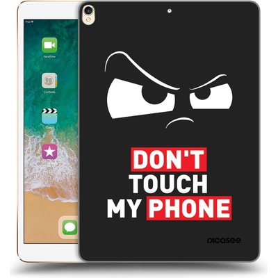 Picasee silikónový čierny obal Apple iPad 10.5 2017 2. generace Cloudy Eye Transparent