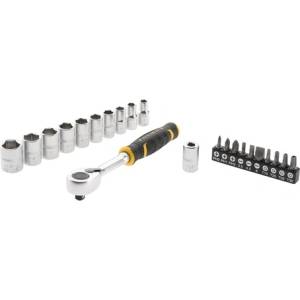 STANLEY Комплект тресчотки Stanley FatMax, 22 части, 1/4" с 12-лъчеви глави, 5.5-14 мм FMMT82679-0 (FMMT82679-0)
