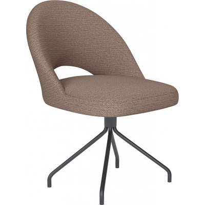 White Label Living Mick kovové nohy oblouk taupe látkový potah