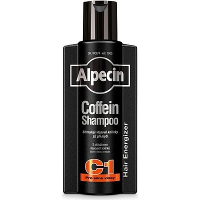 Alpecin Coffein Shampoo C1 Black Edition šampon pro stimulaci růstu vlasů 375 ml