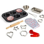 Bigjigs Toys Игрален комплект Bigjigs - Аксесоари за печене, Млад готвач (BJ605) - ozone