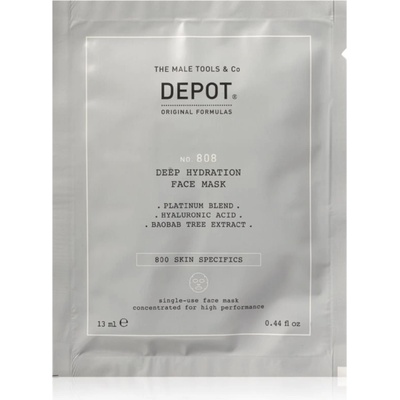 Depot 800 SKIN SPECIFICS NO. 808 DEEP HYDRATATION FACE MASK хидратираща в дълбочина маска за мъже 12x13ml