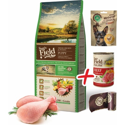 Sam's Field Low Grain Puppy Chicken & Potato 13 kg