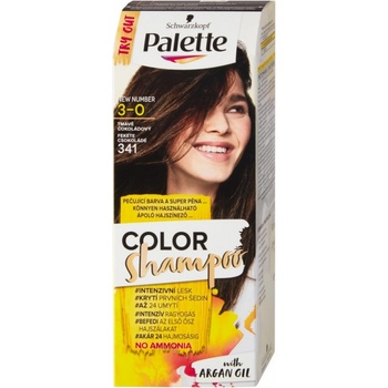 Pallete Color Shampoo 341/3-0 tmavě čokoládový