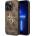 GUESS Гръб Guess PU 4G Metal Logo Case за iPhone 15 Pro Max - Кафяв