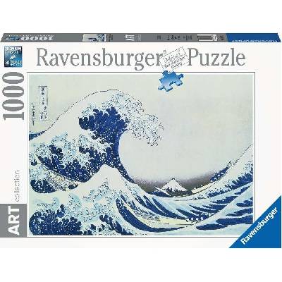 RAVENSBURGER Art Collection Veľká vlna pri pobreží Kanagawy 1000 dielov