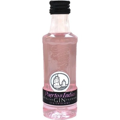 Puerto de Indias STRAWBERRY Premium Gin 37,5% 0,05 l (holá láhev)