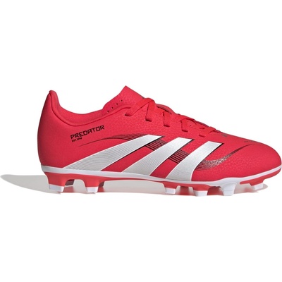 Adidas Юношески футболни бутонки Adidas Predator 4 Juniors Firm Ground Football Boots - Red/White