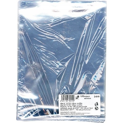 KARTON P+P Průhledný obal A5 "U", PVC na šířku - [100 ks]