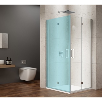 Gelco LORO sprchové dveře skládací pro rohový vstup 900mm, čiré sklo GN4790