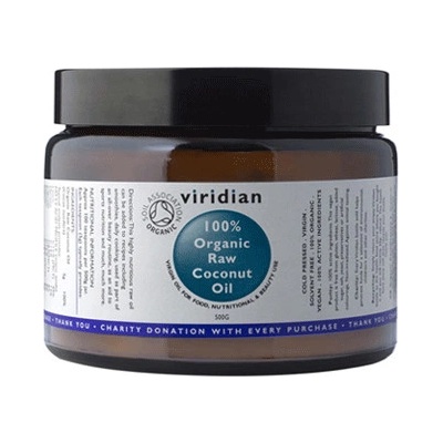 Viridian organický za studena lis. panenský kokosový olej 500 g