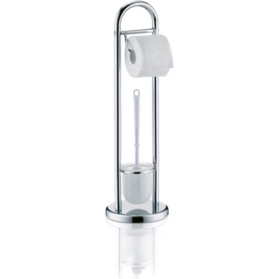 Kela Комплект стойка за тоалетна хартия и четка за тоалетна Fabio - хромиран (-18002)