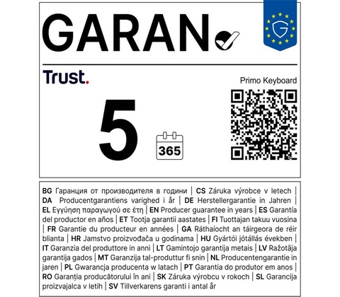 Trust Primo Keyboard 23884