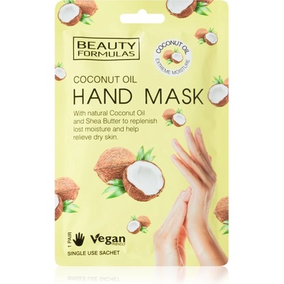 Beauty Formulas Coconut Oil хидратираща в дълбочина маска за ръце