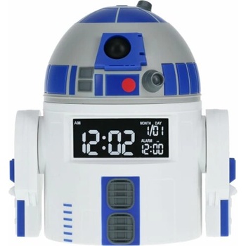 Paladone Paladone, Star Wars: R2-D2 droid, 13 cm (5"), USB, кабелен, цифров будилник (PP11315SW)
