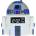 Paladone Paladone, Star Wars: R2-D2 droid, 13 cm (5"), USB, кабелен, цифров будилник (PP11315SW)