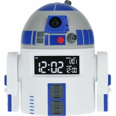 Paladone Paladone, Star Wars: R2-D2 droid, 13 cm (5"), USB, кабелен, цифров будилник (PP11315SW)