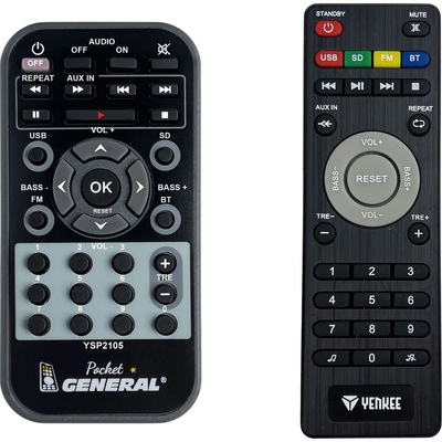 GENERAL Yenkee ysp 2105 - дистанционно управление дубликат (yenkee ysp 2105)