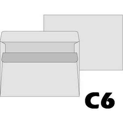 Dopisní obálky C6 samolepící [50ks]